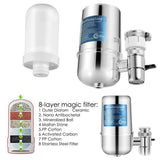 HOODAKANG Water Purifier Water Filter for Household Kitchen Health Hi-Tech Activated Carbon Tap Faucet