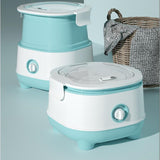 220V Foldable Electric Clothes Washing Machine Mini Portable Ultrasonic Cleaning Underwear Semi-automatic Clothes Washer