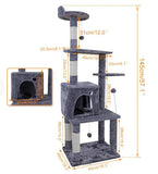 Cat Climbing Toy Cat House Kitten Climbing Frame Cat Tree Playing Training For Fun Cat Scratching Post