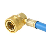 AC R134A Car Auto Air Conditioning Refrigerant Recharge Measuring Hose Gauge Kit 1/2