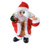 Electric Santa Claus Battery Operated Dancing Music Santa Claus Doll Christmas Ornaments for Home ALS88