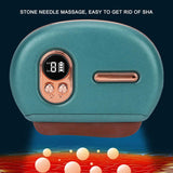 Electric Scraping Massager Facial Body Heating LCD Screen Lightweight Stone Needle Massager Gua Sha Scrapping Massager Device
