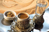 Authentic Turkish Electric Hot Sand Coffee Maker, Copper Sand Coffee Machine, With Special Sand + 2x Copper Turkish Coffee Pots