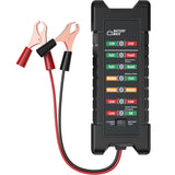 Car Battery Tester Digital Alternator for 12V/24V Cars Trucks Diagnostic Tool Auto Repair Car Battery Tester Charger Analyzer