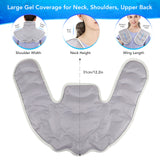 3 in 1 Hot Cold Therapy Pack Brace for Neck Shoulder Back Reusable Tight Muscles Joints Pain Relax Medical Grade Premium Backing