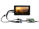 Waveshare CM4-IO-BASE-B + USB HDMI Adapter, for Raspberry Pi Compute Module 4