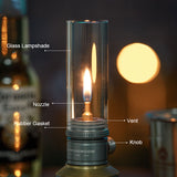 Portable Camping Gas Light Camping Candle Lantern Outdoor Tent Lantern for Hiking Backpacking Picnic Fishing