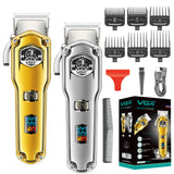 Adjustable Cordless Washable Hair Clipper For Men Electric Beard Hair Trimmer Rechargeable Hair Cutting Machine Professional