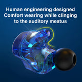 QKZ SK7 3.5mm Wired Headphones In-ear Earbuds Super Bass Music Earphone Sports Headset Noise reduction with Mic for MP3 MP4