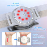 Round 660nm Red Light Therapy Device for Pain Relief Shoulder Neck Back Ankle Sprain Wounds Healing Tennis Elbow Massage Tools
