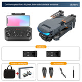 XT9 Mini Drone 4K Double Camera HD WIFI FPV Obstacle Avoidance Drone Optical Flow Four-Axle Aircraft RC Helicopter Toys