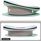 Back Massager for Low Back Pain Relief Heated Lumbar Support Back Traction Device with Airbag Traction and Vibration Massage