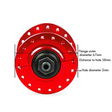 Dropship-BLOOKE Bicycle Hub 32Hole Disc Brake DT100 Front Rear Bike Hub with Quick Release Sleeve for MTB Road Bike