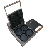 220V 4pcs Electric Pizza Baking Furnace Machine Multifunctional Electric Scones Roasted Eggs Frying Machine Oven EU/AU/UK