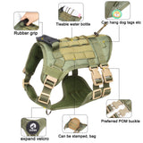 Dog Harness Nylon Heavy Duty No Pull Vest Military Training for Medium Large Dogs German Shepherd K9 Dog Harnesses Dog Supplies