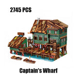 MOC 2734pcs City Streetview series The brickstive Modern Library Model Building Blocks Bricks Kids Toys Gifts Christmas gifts