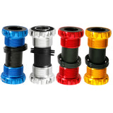 Bicycle Threaded Bottom Bracket BB Aluminum Alloy Waterproof 68/73mm Shell ScrewThread Type Crankset Bearings Bicycle Axis Parts