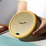2021 Youpin 450ML Purple Sand Dry Foam Table Clay Tea Tray for Incense Plate Tea Ceremony Crafts Tea Table Tea Set Accessories