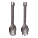 Titanium Spork Spoon Camping Dinner Spork Cutlery Flatware Outdoor Spork for Home Outdoor Camping Hiking Backpacking Picnic