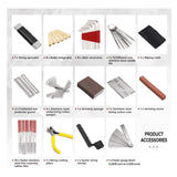 Guitar Tool Kit for Repairing Electric Guitar Care Kits for Bass Mandolin Banjo Ukulele Neck Measurement String Distance