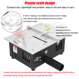 Mini Tablesaw Electric Desktop Saws Small Household DIY 22mm Sawblade Height Adjustable Cutting Tool Woodworking Machine