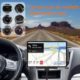 Wireless Car Charger Dual Coil Fast Charging Phone Holder for Galaxy Z Fold 3/2 S22 Ultra iPhone 13/12/11 Landscape Phone Mount
