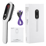 Electric Massage Comb Anti-hair Loss Meridian Head Massager Phototherapy Hair Care Comb Color Light Hairdressing Massage Brush