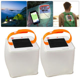 Inflatable Solar USB Light Foldable Waterproof Drop Resistance Charging Lamp Lantern For Outdoor Rescue Camping Outdoor Tools