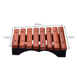 Musical Instrument 8 Notes Wood Xylophone Includes 2 Wooden Mallets for Children Kids Educational Music Toys