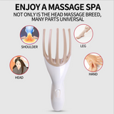 Head Scalp Massager Electric Vibrating Comb Five Jaw Finger Claw Stress Relief Relax Spa for hair growth Head Rest Health Care
