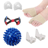 Wholesale Toe Separator Protector Silicone Thumb Bunion Corrector Feet Care Correction Tools with Massage Ball Kit M3