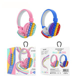 Hot New Decompression 5.0 Goston Stereo Headset Creative Silicone Pop Its Bubble Fidget Toys  Large Fashion Fidget Toy for Kid