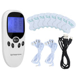 2 Channels Handheld Mini Muscle Stimulator Digital Massager Pulse With Sticker Portable Multifunctional Travel Pain Relief