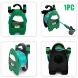 Car Wash Easy Storage Reel Spray Set Yard With Nozzle Irrigation System Home Garden Pipe 10 Meter Watering Hose Wall Hanging