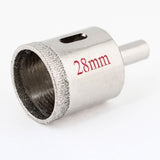 2 Pcs Hole Saw :1 Pcs 28Mm Tile Glass Ceramic Hole Saw Diamond Coated &amp; 1 Pcs 25Mm Glass Ceramic Tile Hole Saw Drill Bit Cutter