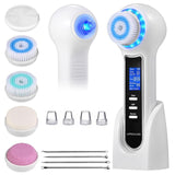 Blackhead Remover Vacuum, Rechargeable Facial Cleansing Brush, Facial Cleanser for Exfoliation, Massage and Deep Pore Cleaning