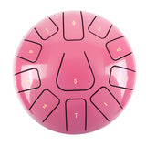 8 Inch Steel Tongue Drum 11 Notes Handpan Drum with Drum Mallet Finger Picks Drum Bag Percussion Instrument for Meditation Yoga