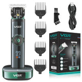 Adjustable speed and blade professional hair trimmer for men beard trimmer rechargeable hair clipper electric haircut machine
