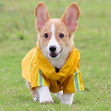 Pet Dog Raincoats Reflective Waterproof Jacket Outdoor Rain Coat Vest Puppy Clothing for Small Medium Large Dogs
