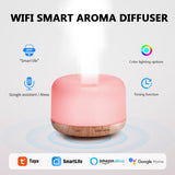Tuya Smart WiFi Colorful Humidifier 500ml Household Atomization Aroma Diffuser Voice Control Works With Amazon Alexa Smart Home