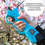 KKMOON 16.8V Cordless Pruner Brushless Motor Electric Pruning Shear 28mm Efficient Fruit Tree Bonsai Pruning Branches Cutter