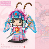 New LOZ Mini Blocks Heads Peking Opera character National Quintessence Building Blocks Toys for Children