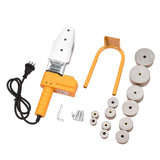 Plastic Pipe Welding Machine 0-320℃ Adjustable Socket Fusion Welder with 2 Heat Dissipation 6 Die Heads 20/25/32/40/50/63mm