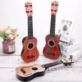 Children's early education guitar toy ukulele simulation guitar small toy four-string toy guitar playing musical instrument