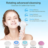 Blackhead Remover Vacuum, Rechargeable Facial Cleansing Brush, Facial Cleanser for Exfoliation, Massage and Deep Pore Cleaning