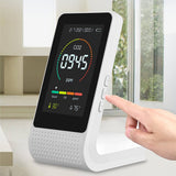 Air Quality Monitor CO2 Alarm Detector LCD 3 in 1 Indoor Outdoor Temperature Humidity CO2 Tester Carbon Dioxide Meter