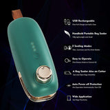 Mini Bag Sealer Portable Handheld Mini Heat Sealer Kitchen Sealing Machine for Chip Bags, Plastic Food Storage Bags, Snack &amp; Cer