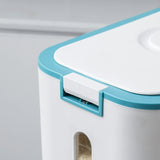 Automatic Rice Dispenser Large Grain Container Storage With Lid Measuring Cylinder Moisture Proof Cereal Dispenser