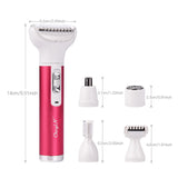 5 in 1 Women Epilator Female Eyebrow Trimmer Lady Shaver For Hair Removal Shaving Machine Face depilador Bikini Depilatory P40