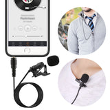 Professional Microphone For Phone Mini Stereo HiFi Sound Quality Condenser Microphones Clip Lapel Microphone